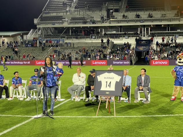 North Carolina Courage honor Jessica McDonald