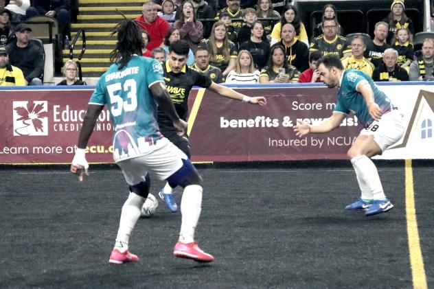 St. Louis Ambush defend against the Milwaukee Wave