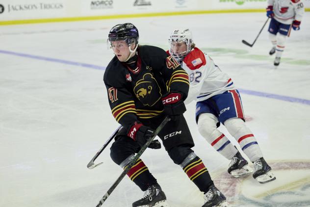 Vancouver Giants defenceman Mazden Leslie