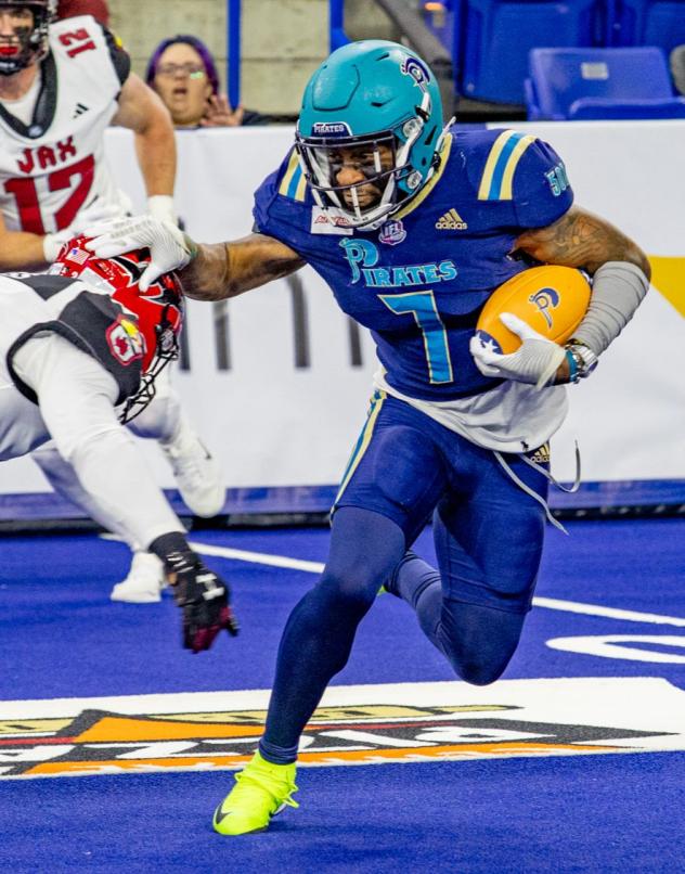 Massachusetts Pirates running back Pooka Williams