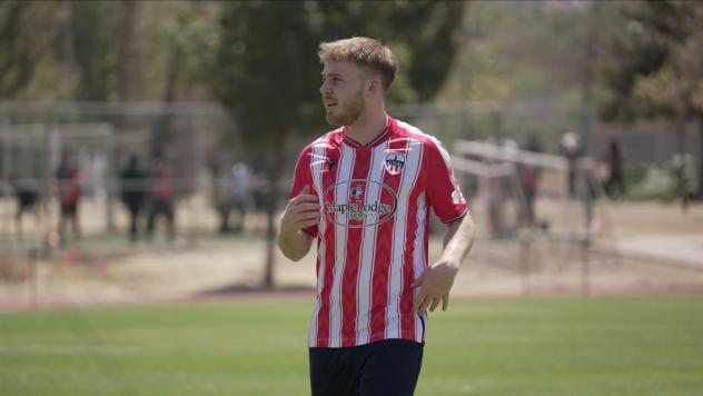 Atlético Ottawa midfielder Jason Hartill