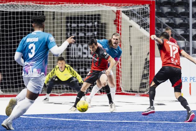 St. Louis Ambush defend against the Chihuahua Savage