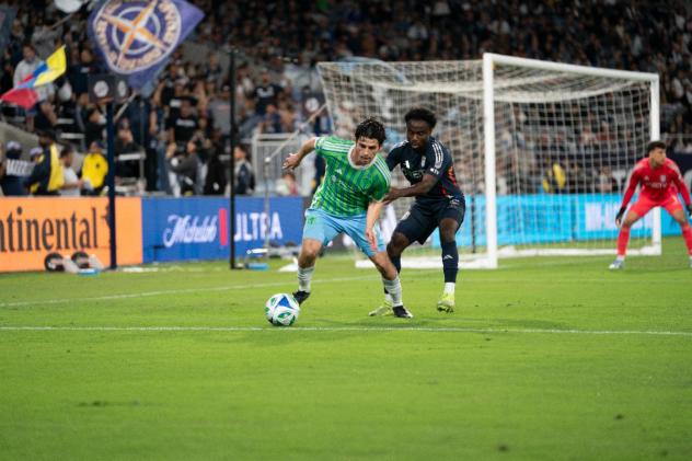 Seattle Sounders FC battles the San Diego FC