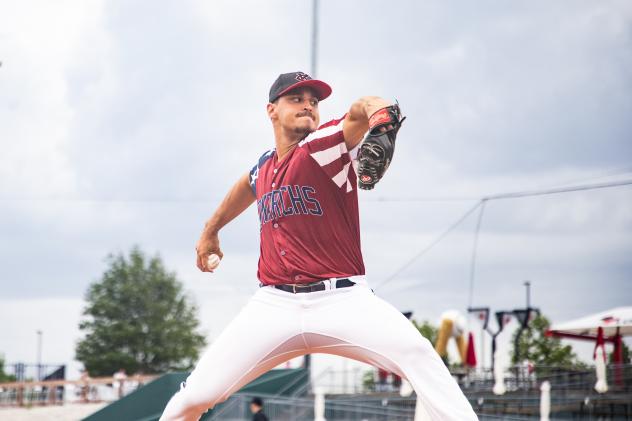 Kansas City Monarchs pitcher Julian Garcia