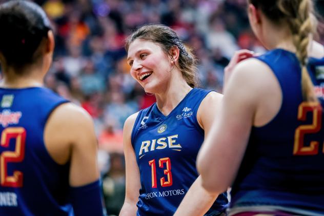 Grand Rapids Rise outside hitter Paige Briggs-Romine