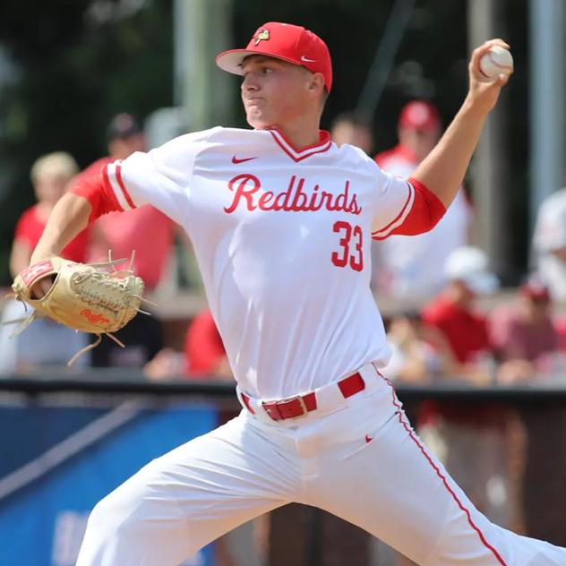 Pitcher Matt Walker with Illinois State