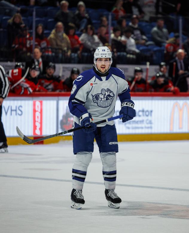 Syracuse Crunch center Gabriel Fortier