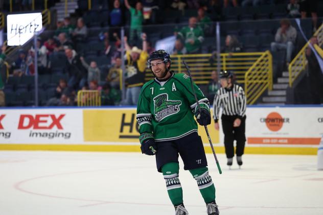 Florida Everblades forward Logan Lambdin