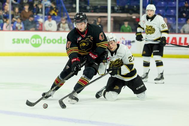 Vancouver Giants defenceman Mazden Leslie
