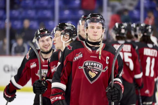 Vancouver Giants defenceman Mazden Leslie