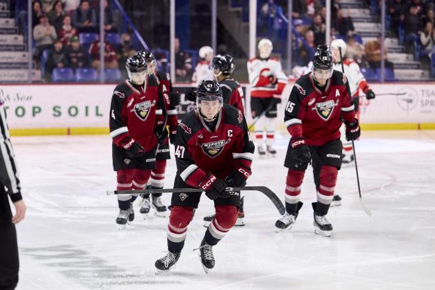 Vancouver Giants defenceman Mazden Leslie