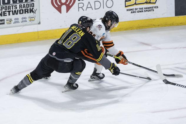 Iowa Heartlanders defenseman Andrew McLean