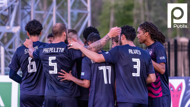 South Georgia Tormenta FC huddle