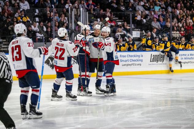South Carolina Stingrays celebrate win