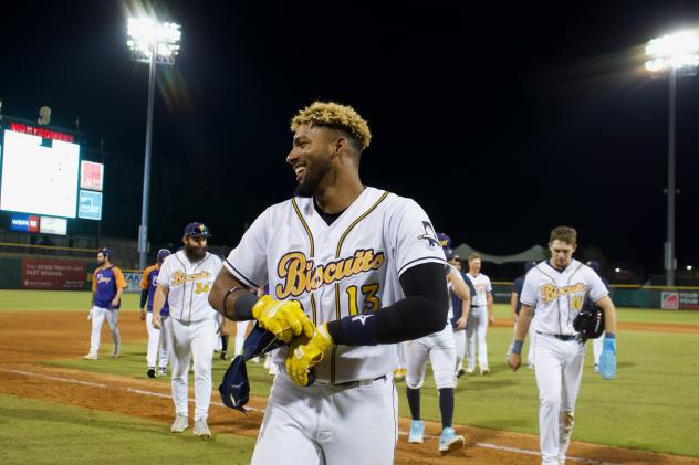 Montgomery Biscuits' Willy Vasquez on game night
