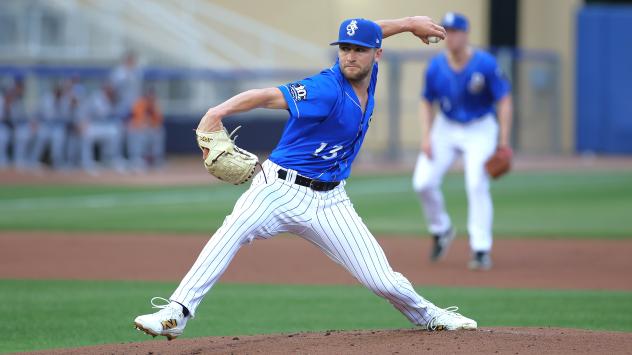Biloxi Shuckers pitcher Tate Kuehner