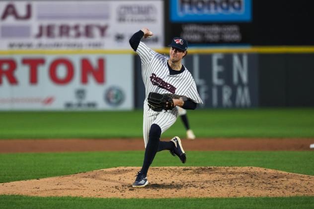 Somerset Patriots pitcher Cam Schlittler