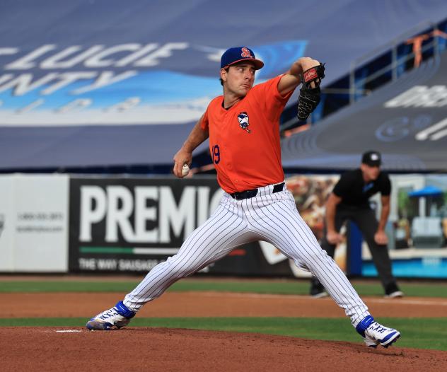 St. Lucie Mets pitcher Matt Allan
