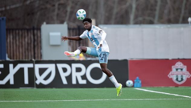 Chicago Fire FC II defender Jean Diouf