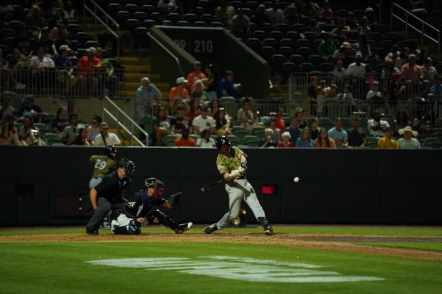 Biloxi Shuckers at bat against the Columbus Clingstones