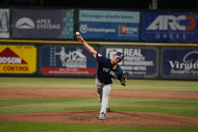 Somerset Patriots pitcher Cole Ayers