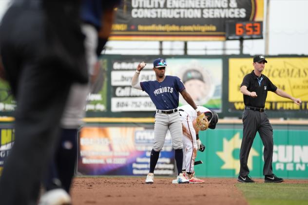 Somerset Patriots' Alexander Vargas on game night