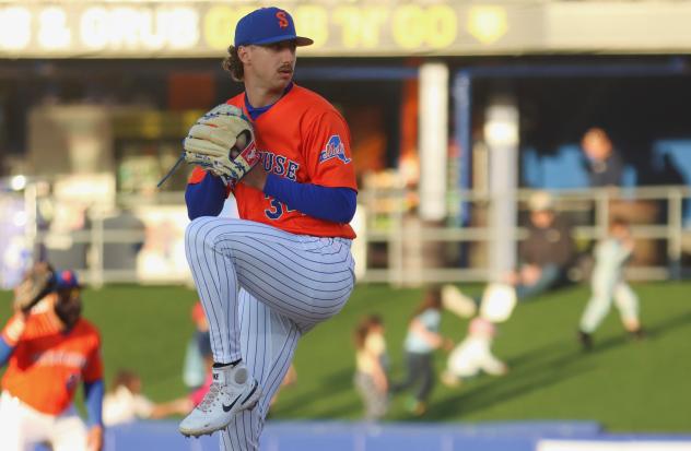 Syracuse Mets pitcher Brandon Sproat