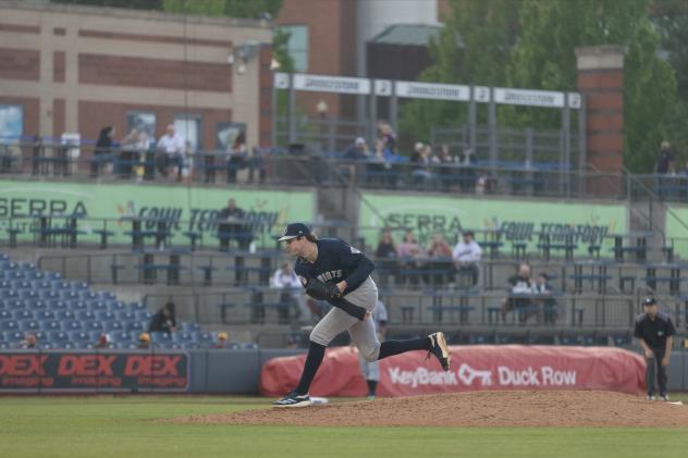 Somerset Patriots pitcher Cam Schlittler