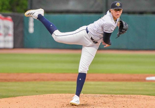 Charleston RiverDogs pitcher Trevor Harrison