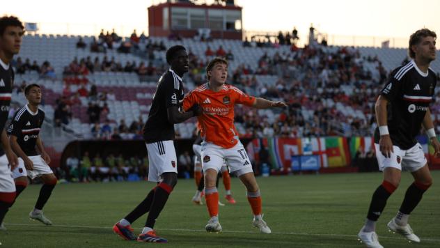 Phoenix Rising defend against Houston Dynamo FC