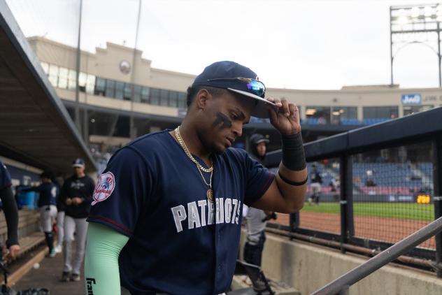 Christopher Familia of the Somerset Patriots