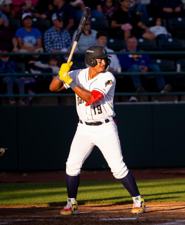Tri-City Dust Devils outfielder Randy De Jesus