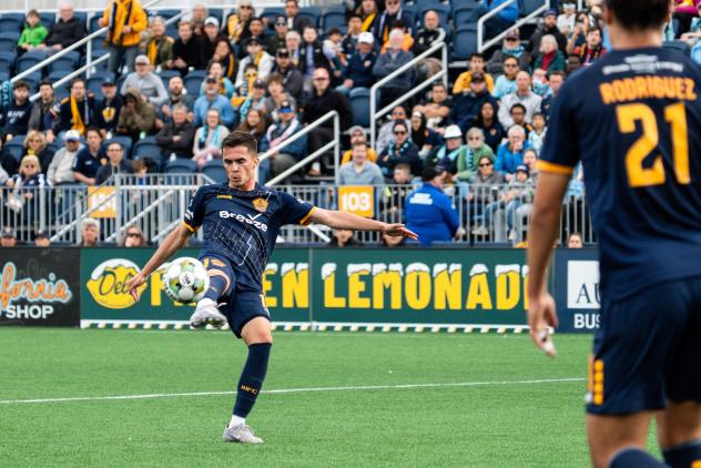Rhode Island FC midfielder Joe Brito