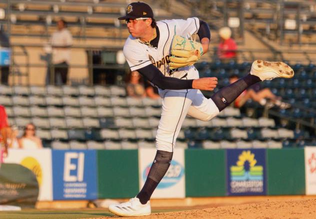 Charleston RiverDogs pitcher Trevor Harrison