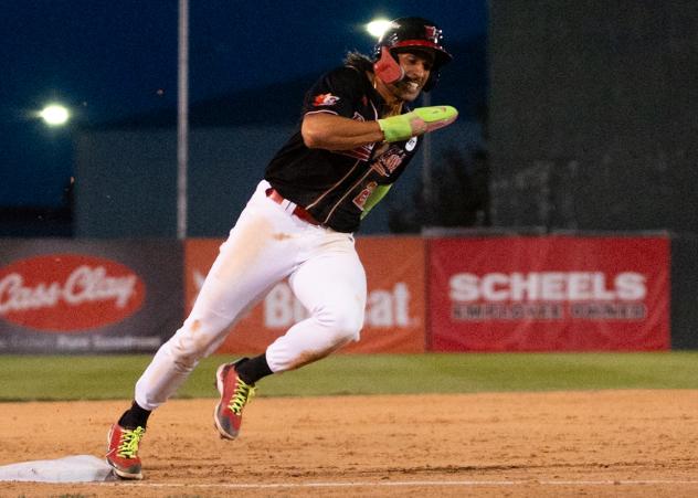 Fargo-Moorhead RedHawks fly around the bases