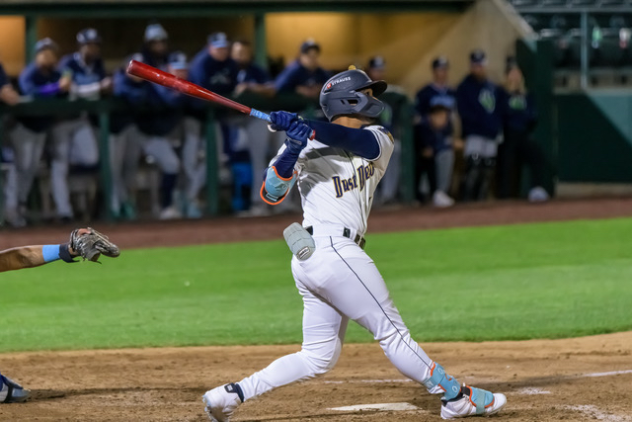 Tri-City Dust Devils at the plate