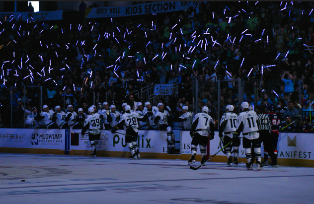 Jacksonville Icemen in front of the home crowd