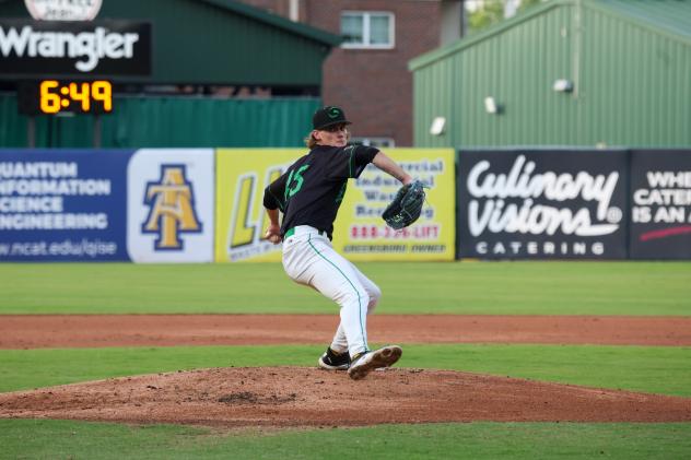 Greensboro Grasshoppers pitcher Connor Oliver