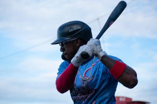 Cleburne Railroaders at bat