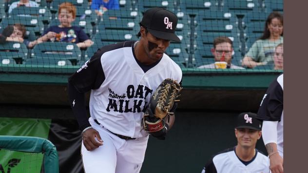 Montgomery Biscuits outfielder Homer Bush Jr.