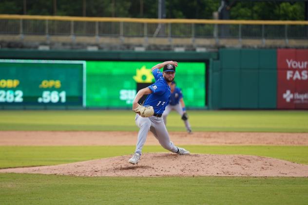 Biloxi Shuckers pitcher Tate Kuehner