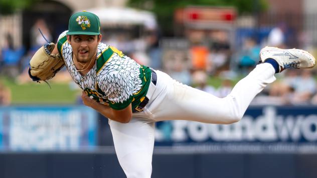 Tulsa Drillers' Jackson Ferris in action