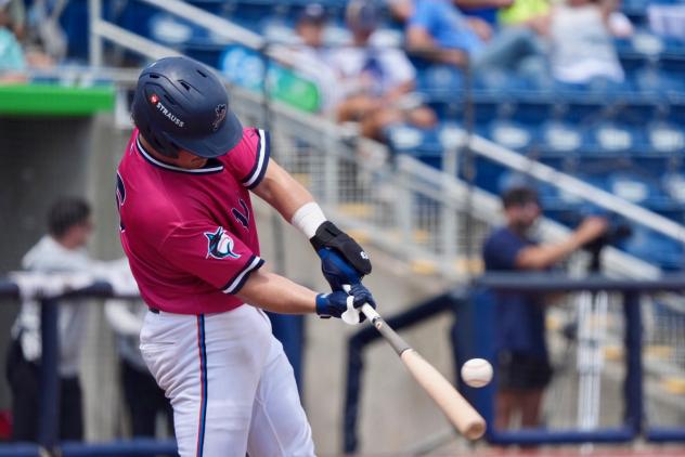 Pensacola Blue Wahoos catcher Sam Praytor
