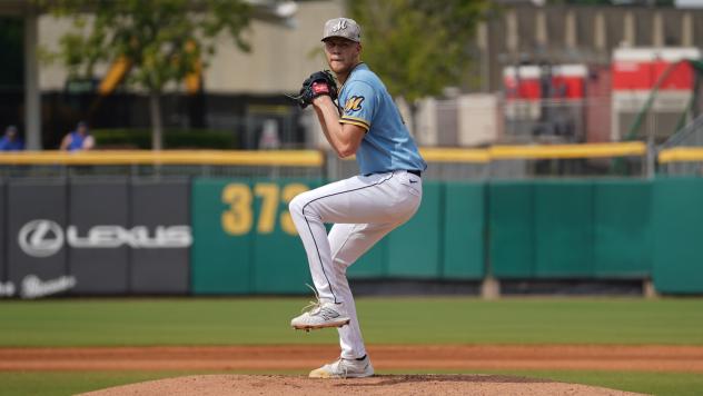 Montgomery Biscuits pitcher Ty Johnson