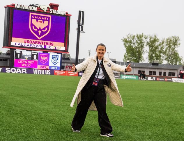 Calgary Wild FC Head Coach Lydia Bedford
