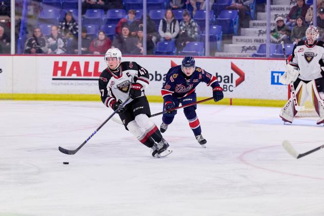 Vancouver Giants defenceman Mazden Leslie