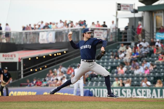 Somerset Patriots pitcher Cam Schlittler