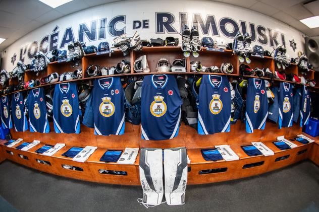 Rimouski Océanic commemorative jerseys