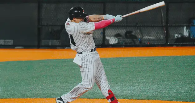 Long Island Ducks catcher Ronaldo Flores