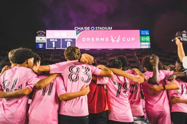 Inter Miami U13 celebrates win
